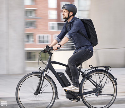 Elektrische Fahrräder.
